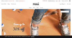 Desktop Screenshot of maashoes.com